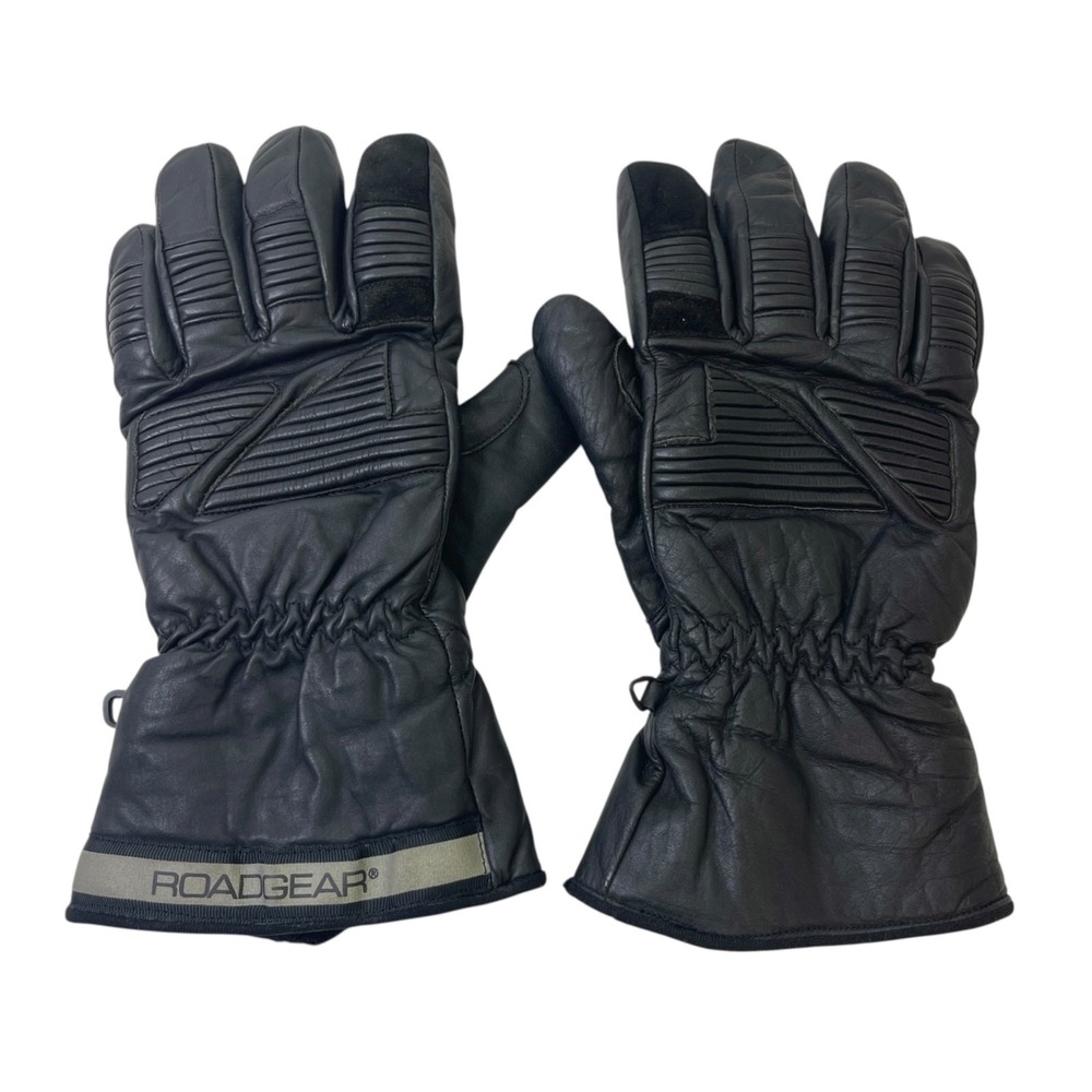 Roadgear Insulated Made with Kevlar Motorcycle Riding Gloves Mens Black Lg?